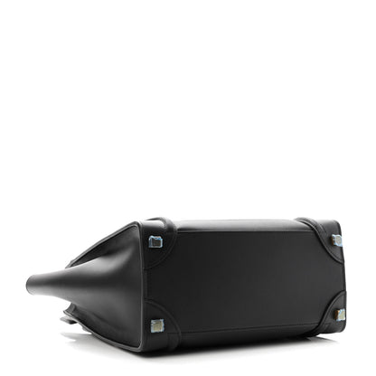 Celine Smooth Calfskin Micro Luggage Black 4 of 11