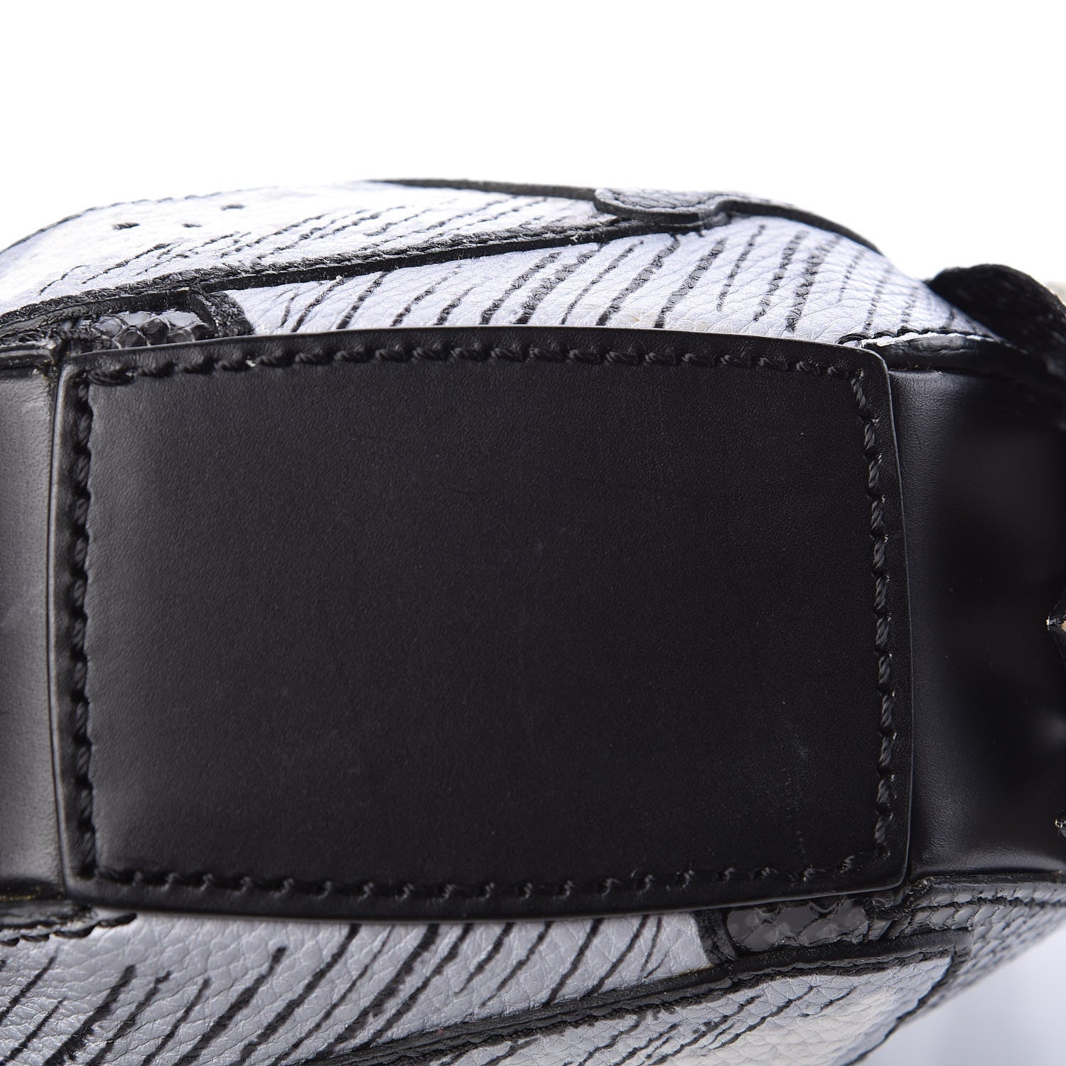 Burberry Snakeskin Pallas Helmet Bag Black 10 of 15