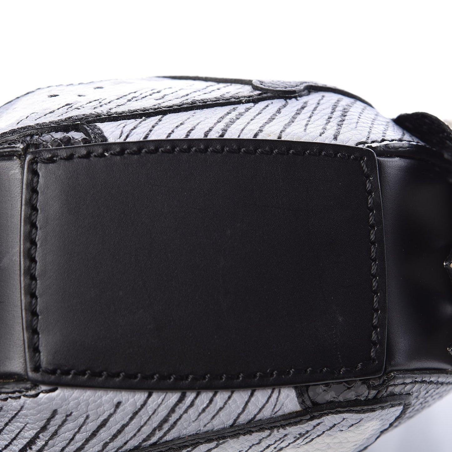 Snakeskin Pallas Helmet Bag Black