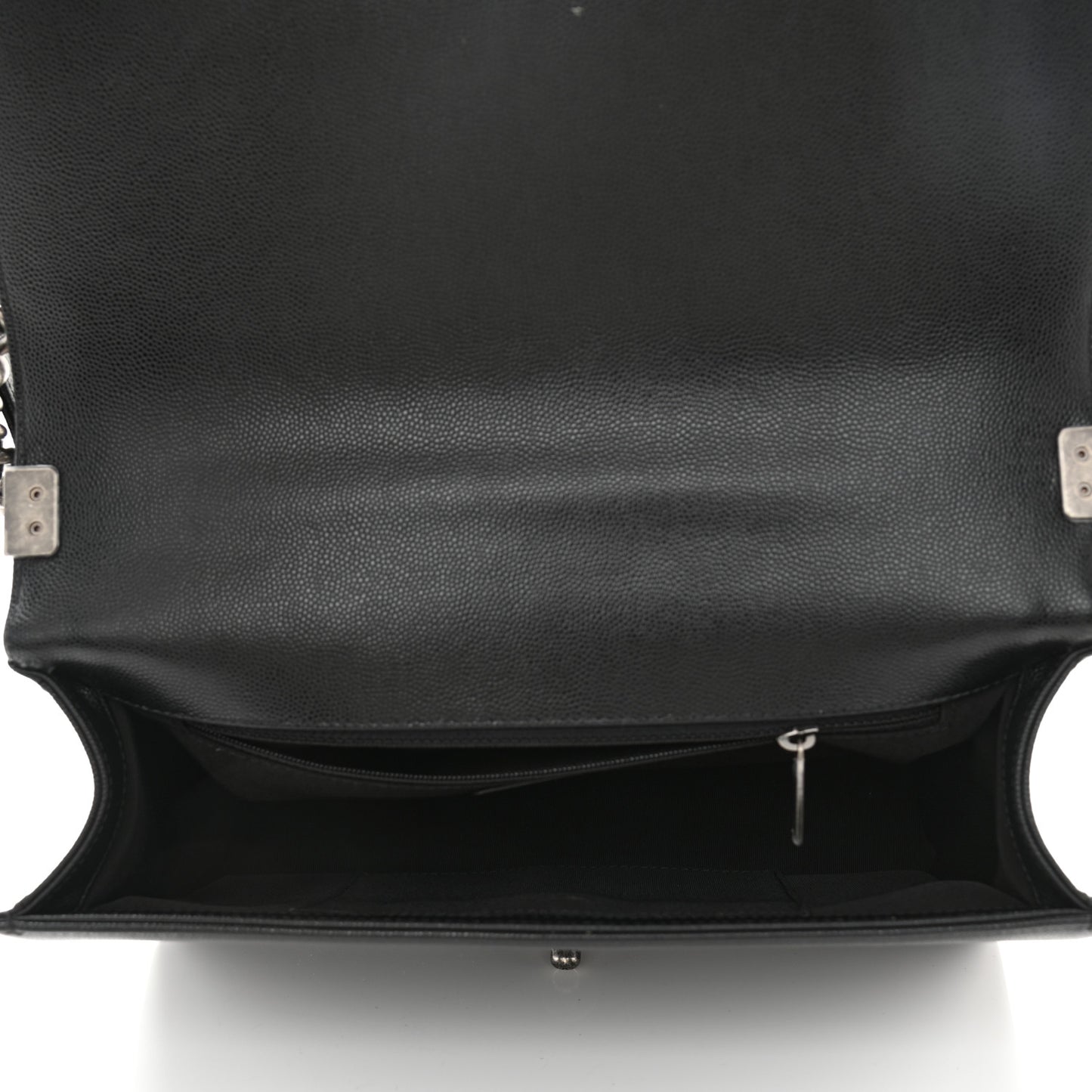 Caviar Quilted New Medium Boy Flap Black