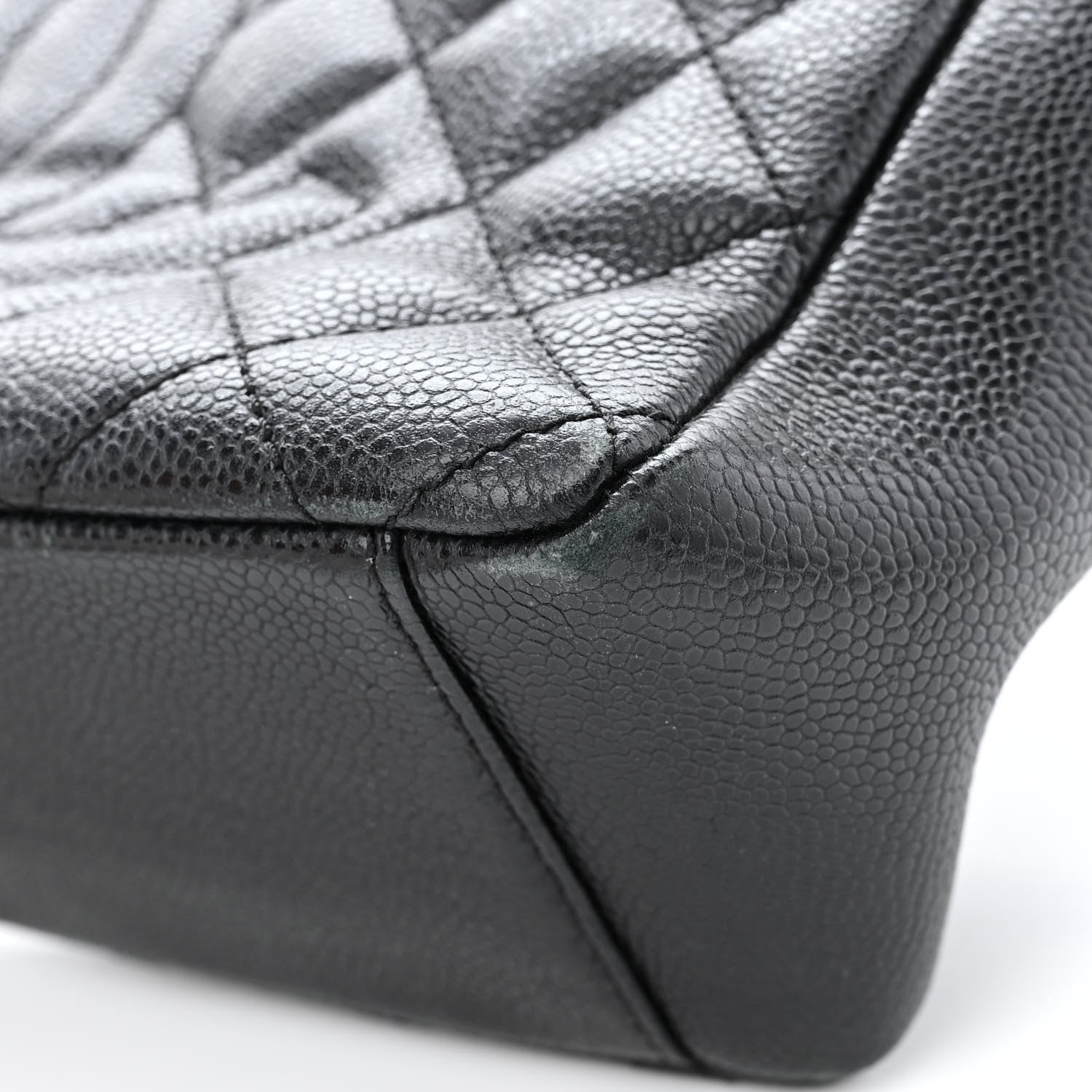 Chanel Caviar Quilted Petit Shopping Tote PST Black 12 of 16