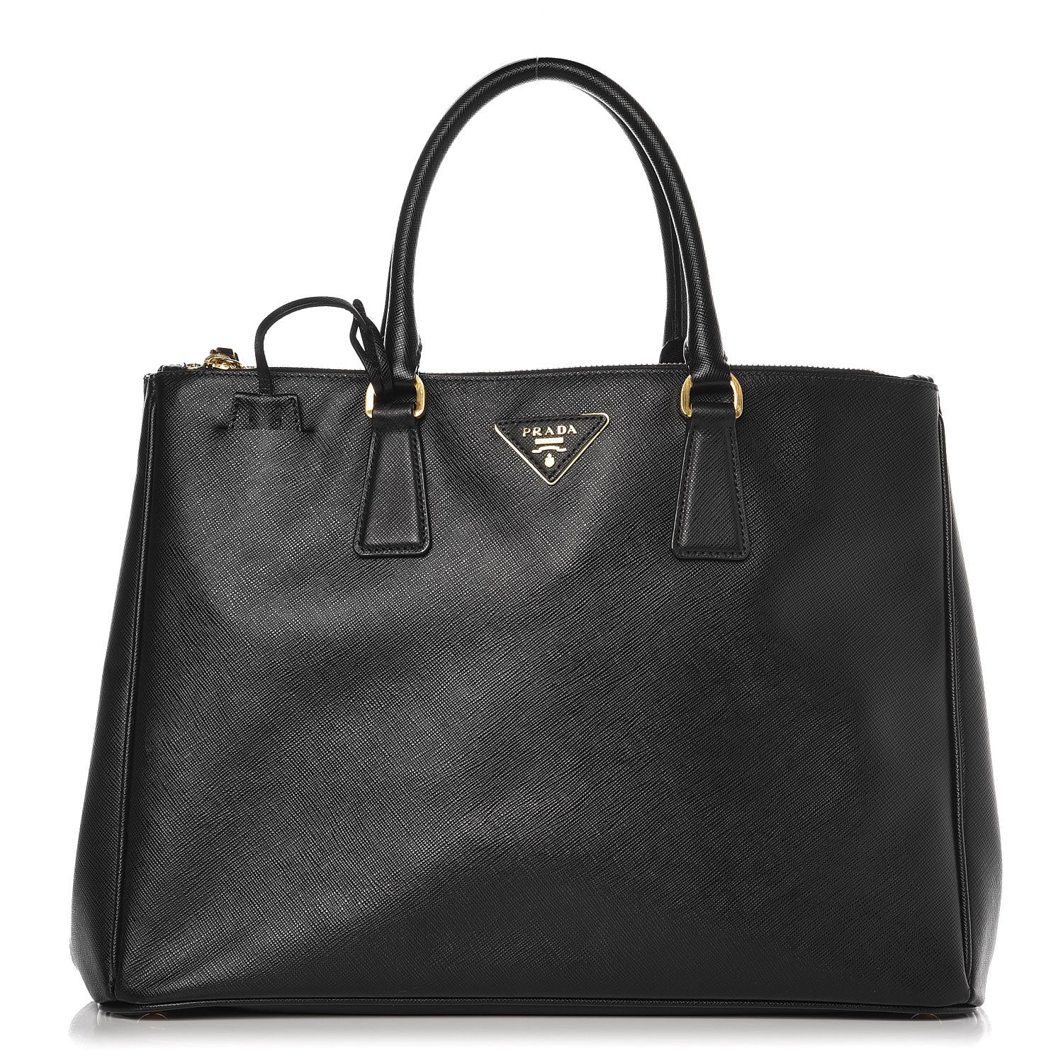 Prada Saffiano Large Galleria Double Zip Tote Black 1 of 15