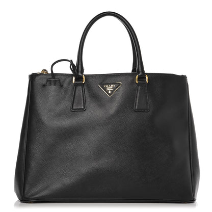 Prada Saffiano Large Galleria Double Zip Tote Black 1 of 15