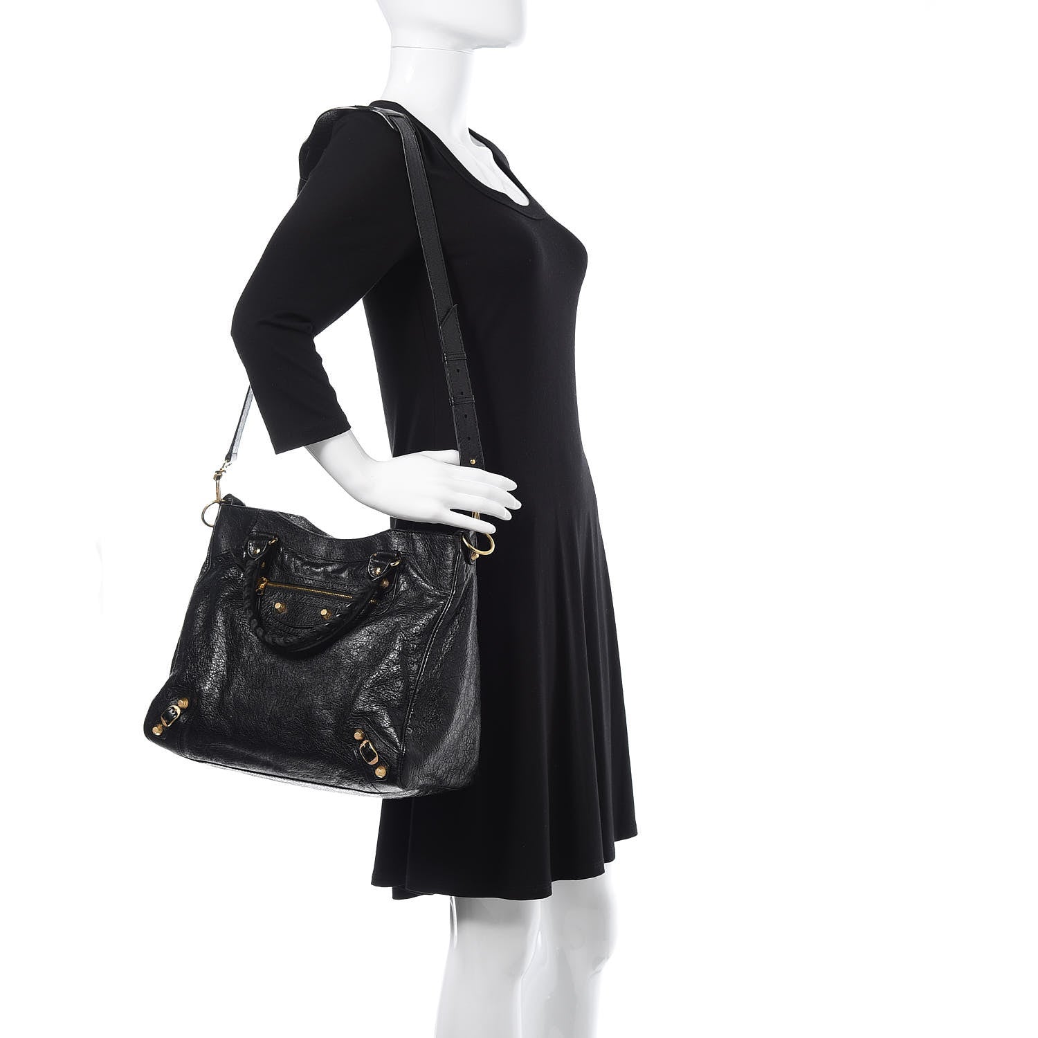 Balenciaga Agneau Giant 12 Gold Hardware Velo Black 2 of 9