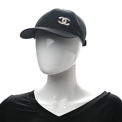 Chanel Cotton CC Cap Hat Black 2 of 7
