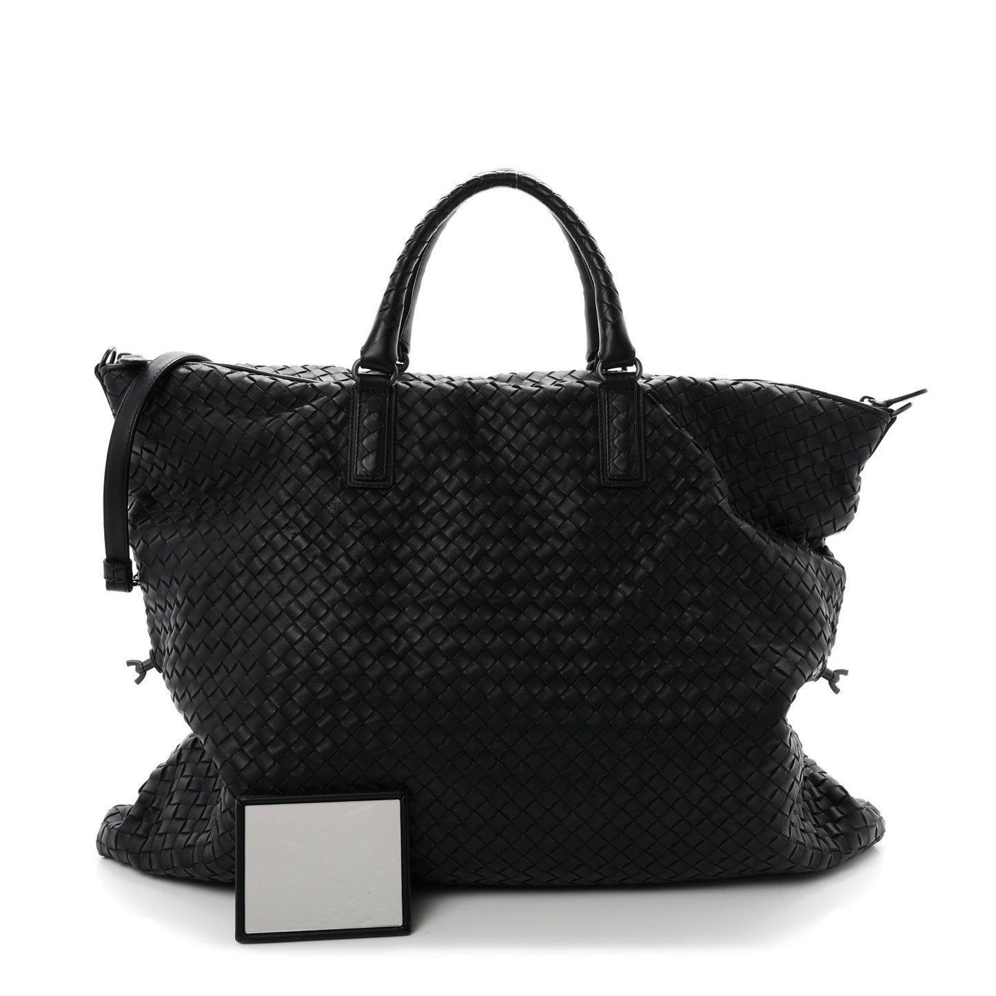 Nappa Intrecciato Maxi Convertible Tote Tourmaline