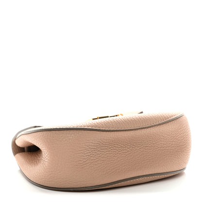 Chloe Grained Lambskin Mini Drew Shoulder Bag Cement Pink 4 of 9