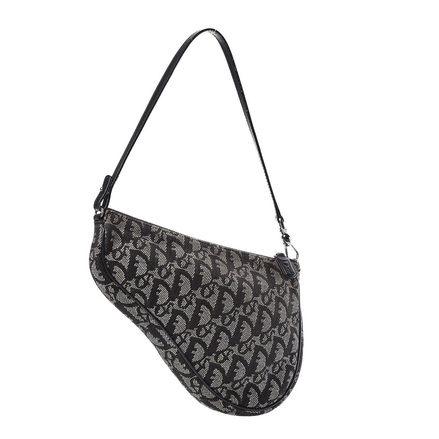 Monogram Mini Saddle Pochette Black