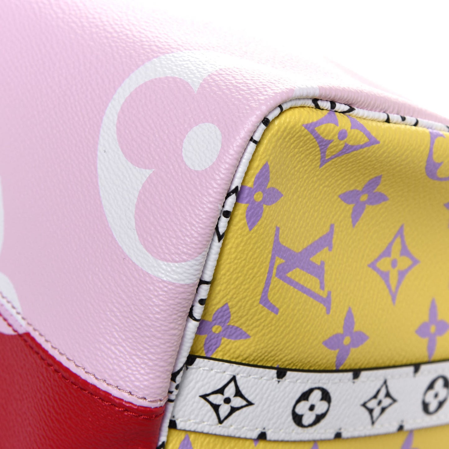 Monogram Giant Speedy Bandouliere 30 Rouge