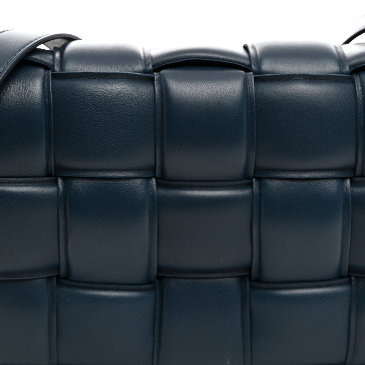 Bottega Veneta Nappa Maxi Intreccio Padded Cassette Crossbody Bag Deep Blue 8 of 10