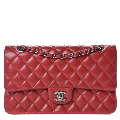 Chanel Lambskin Quilted Medium Double Flap Red 1 of 14