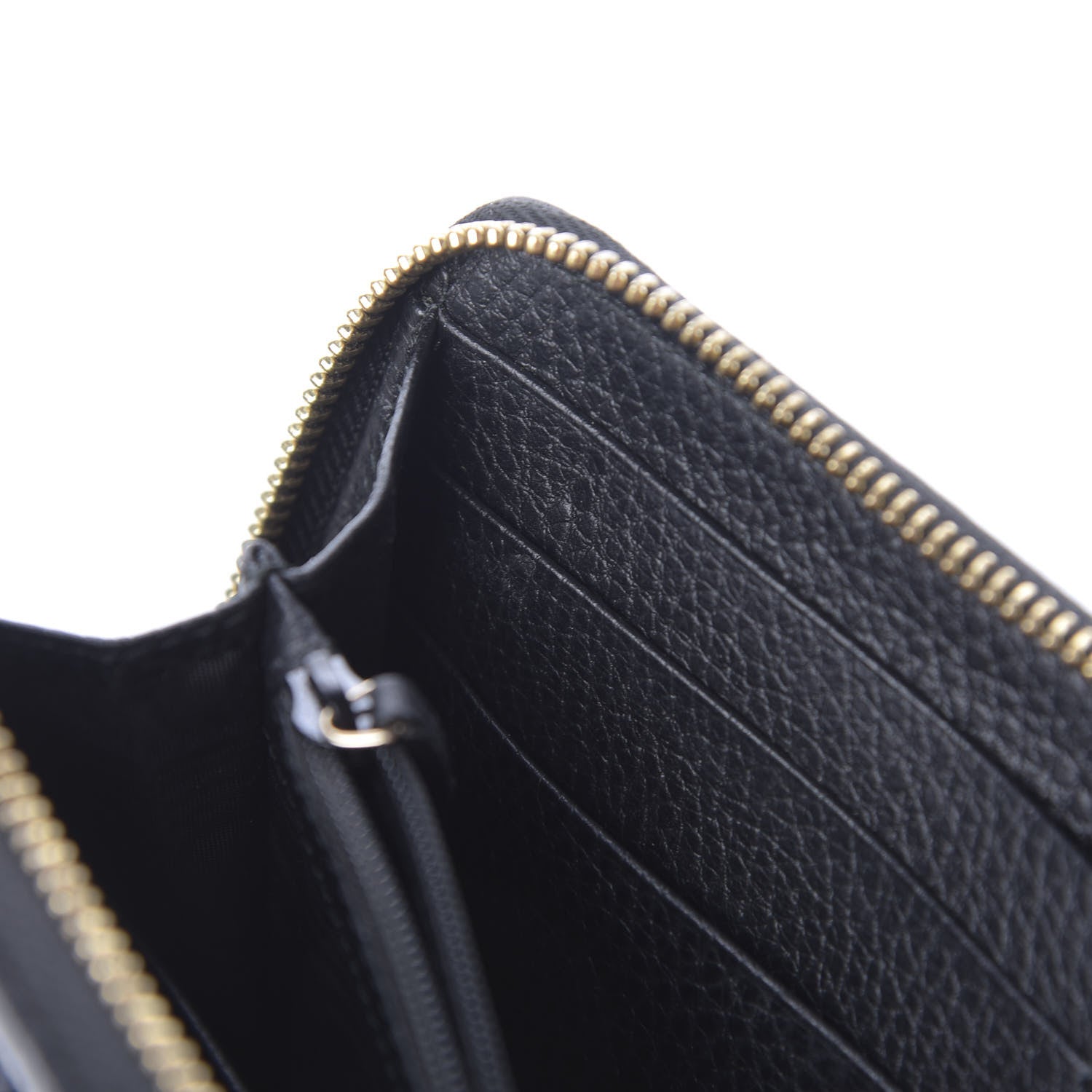 Gucci Guccissima Donna Long Wallet Black 9 of 10
