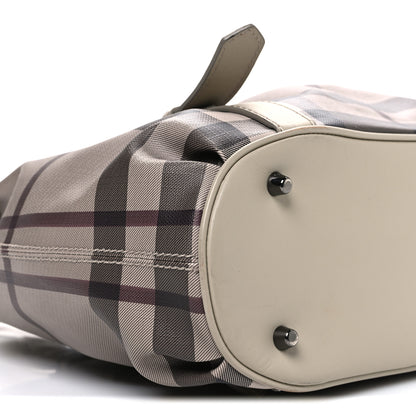 Burberry Smoked Check Small Northfield Tote Trench 10 of 15