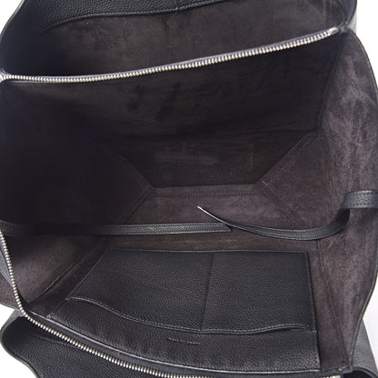 Celine Baby Grained Calfskin Small Tri-Fold Bag Black 5 of 10