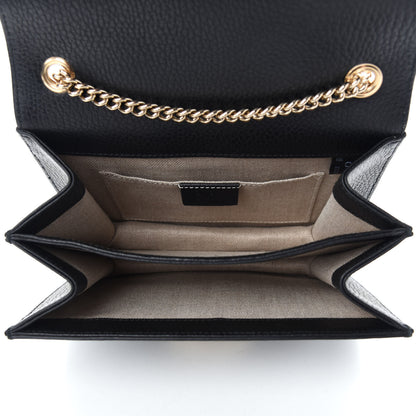 Gucci Dollar Calfskin Small Interlocking G Shoulder Bag Black 5 of 10