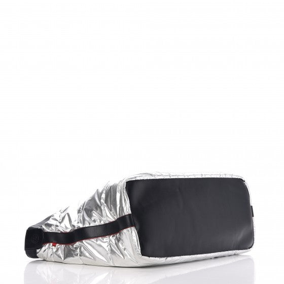 Chanel Reversible Airlines Tote Silver Navy 6 of 29