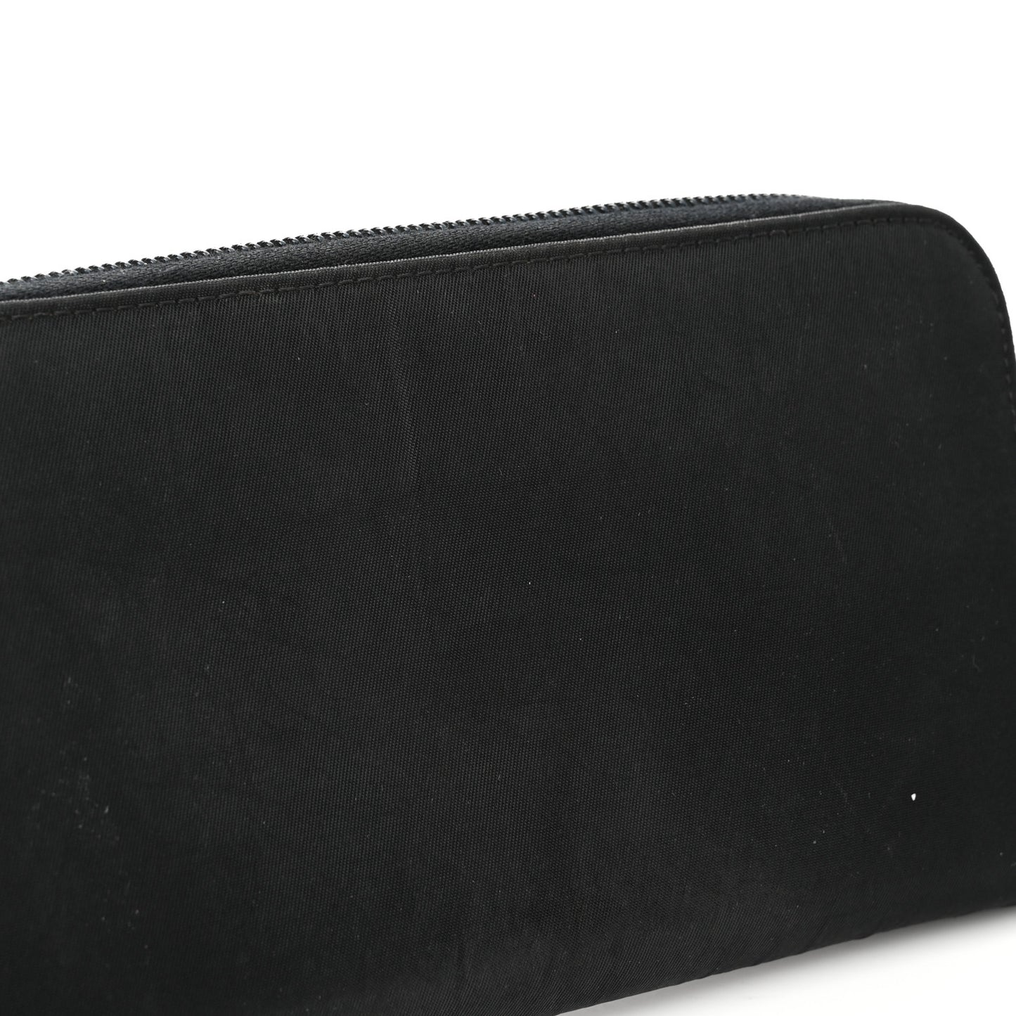 Tessuto Nylon Zip Around Wallet Black