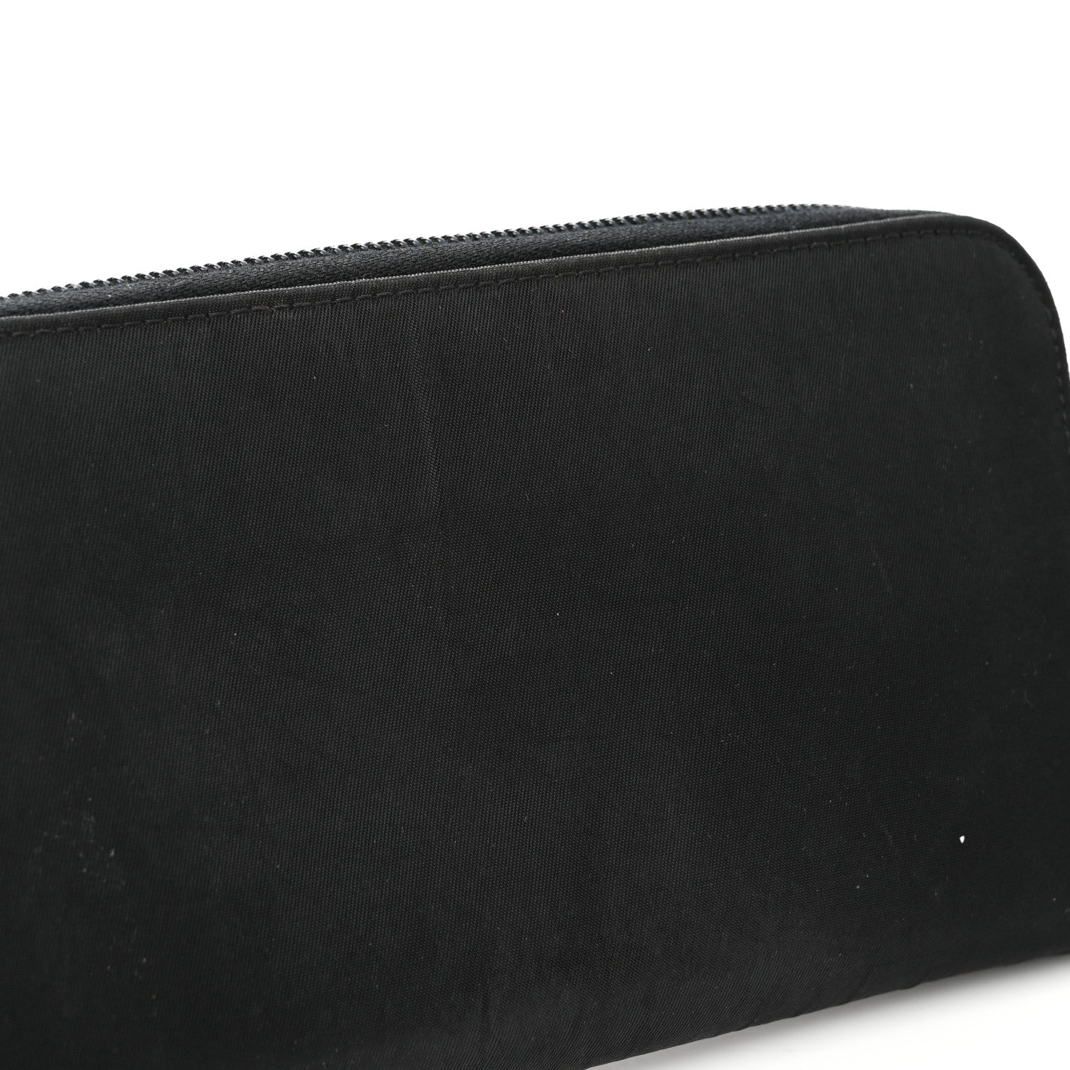 Prada Tessuto Nylon Zip Around Wallet Black 8 of 9