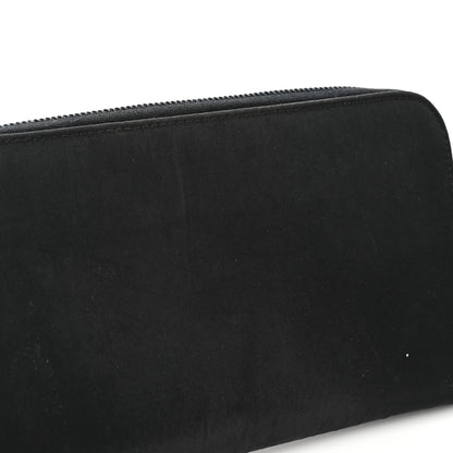 Prada Tessuto Nylon Zip Around Wallet Black 8 of 9