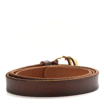 Gucci Faded Calfskin Double G 20mm Belt 85 34 Cuir 2 of 3