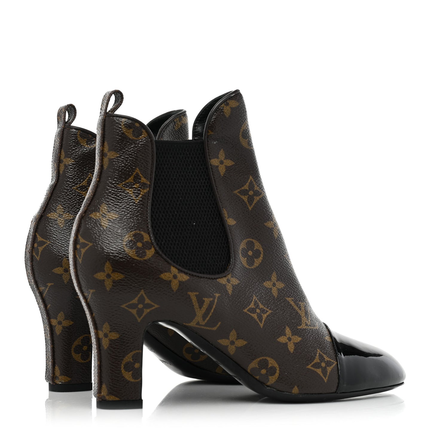 Monogram Revival Ankle Boots 38.5 Black