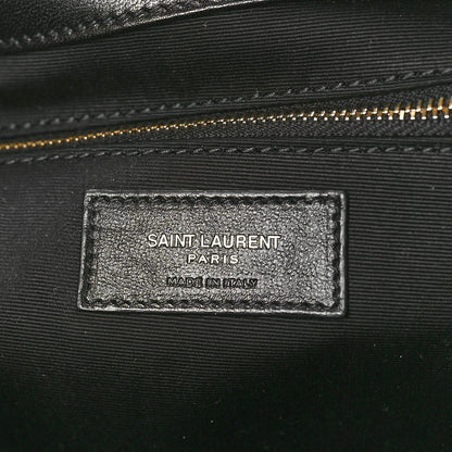 Saint Laurent Lambskin Quilted Maxi Icare Shopping Tote Black 7 of 11