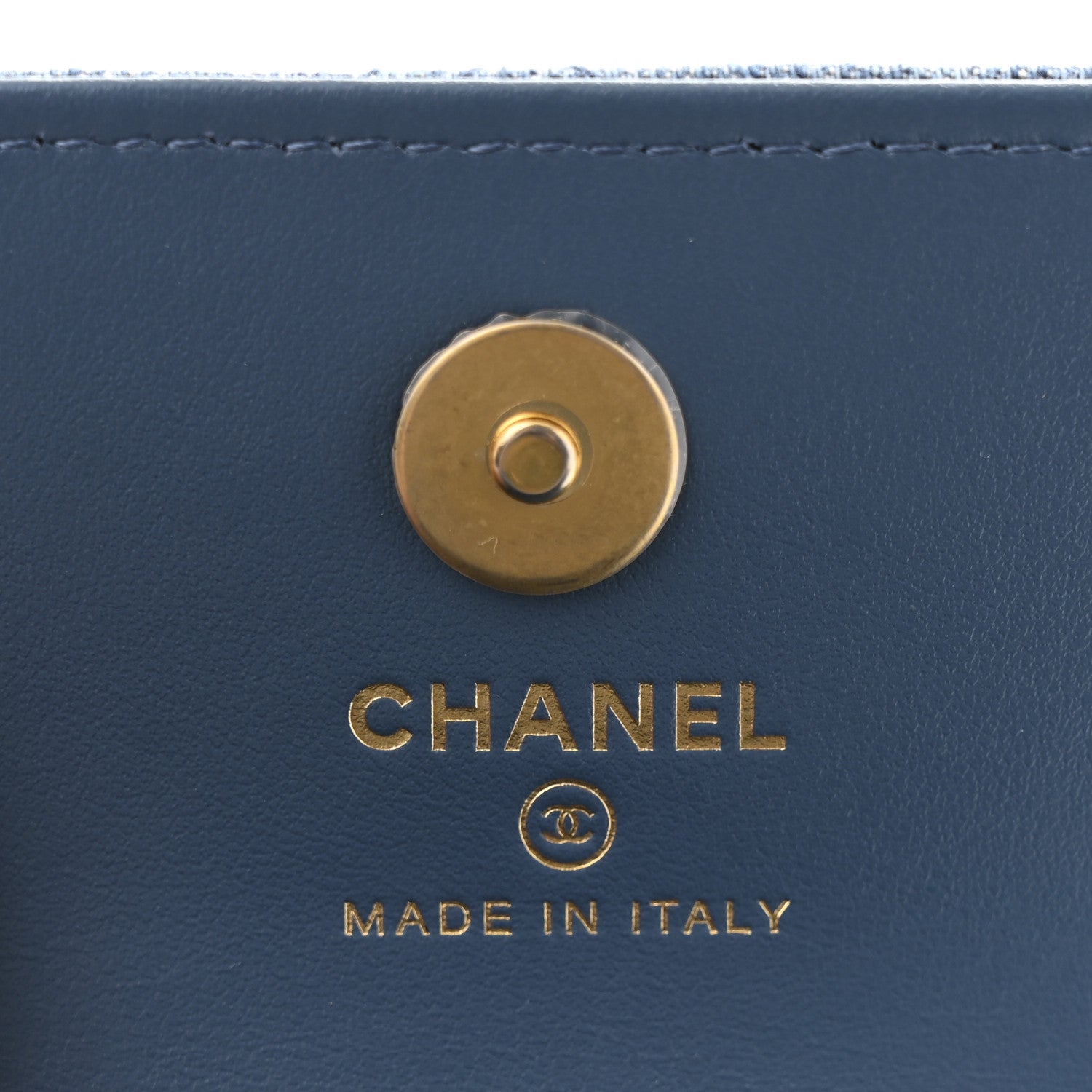Chanel Denim Quilted Flap Mini Crossbody Blue 6 of 11