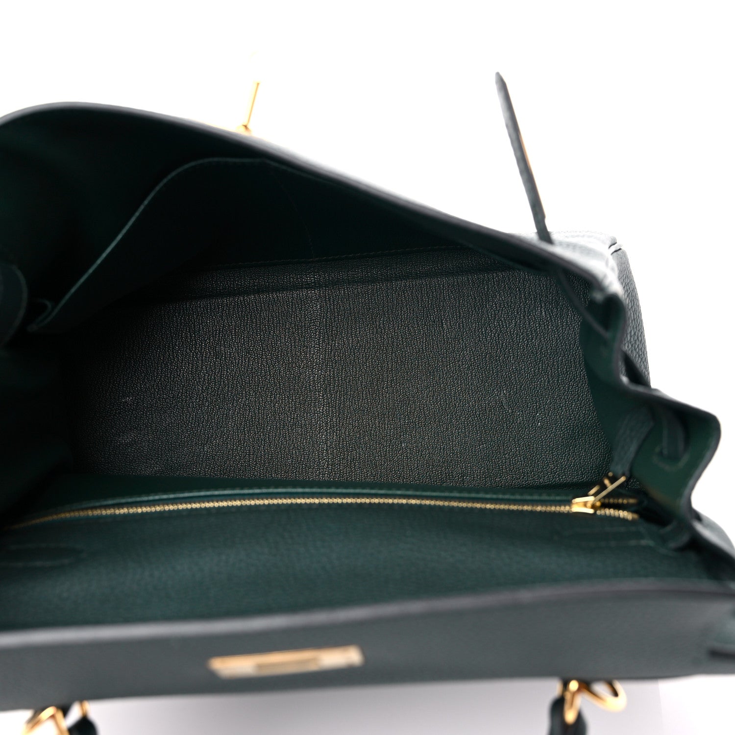 Hermes Togo Horseshoe Kelly Retourne 28 Vert Cypress 5 of 9