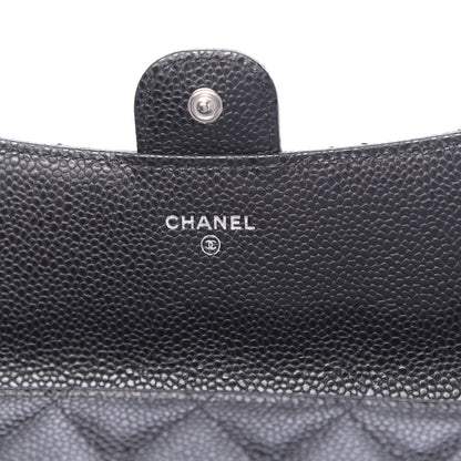 Chanel Caviar Quilted Large Flap Wallet Black 6 of 9