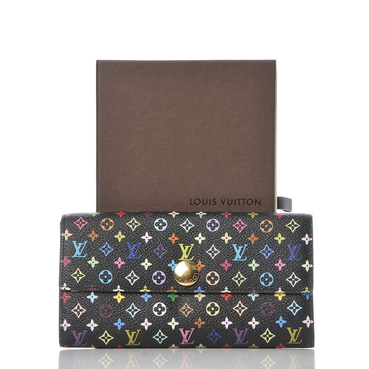 Monogram Multicolor Sarah Wallet Black Grenade