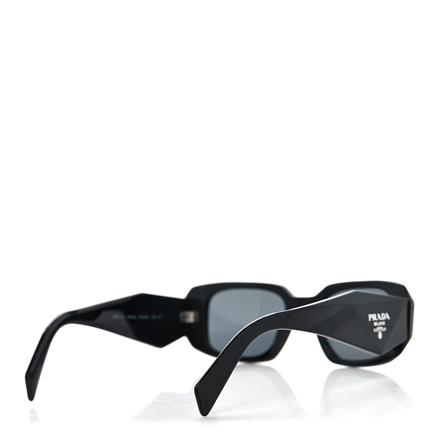 Prada Acetate Symbole Sunglasses SPR 17W Black 4 of 7