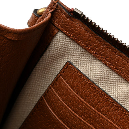 Gucci X MLB GG Monogram NY Yankees Zip Wristlet Pouch Beige Ruggine Ivory 8 of 9