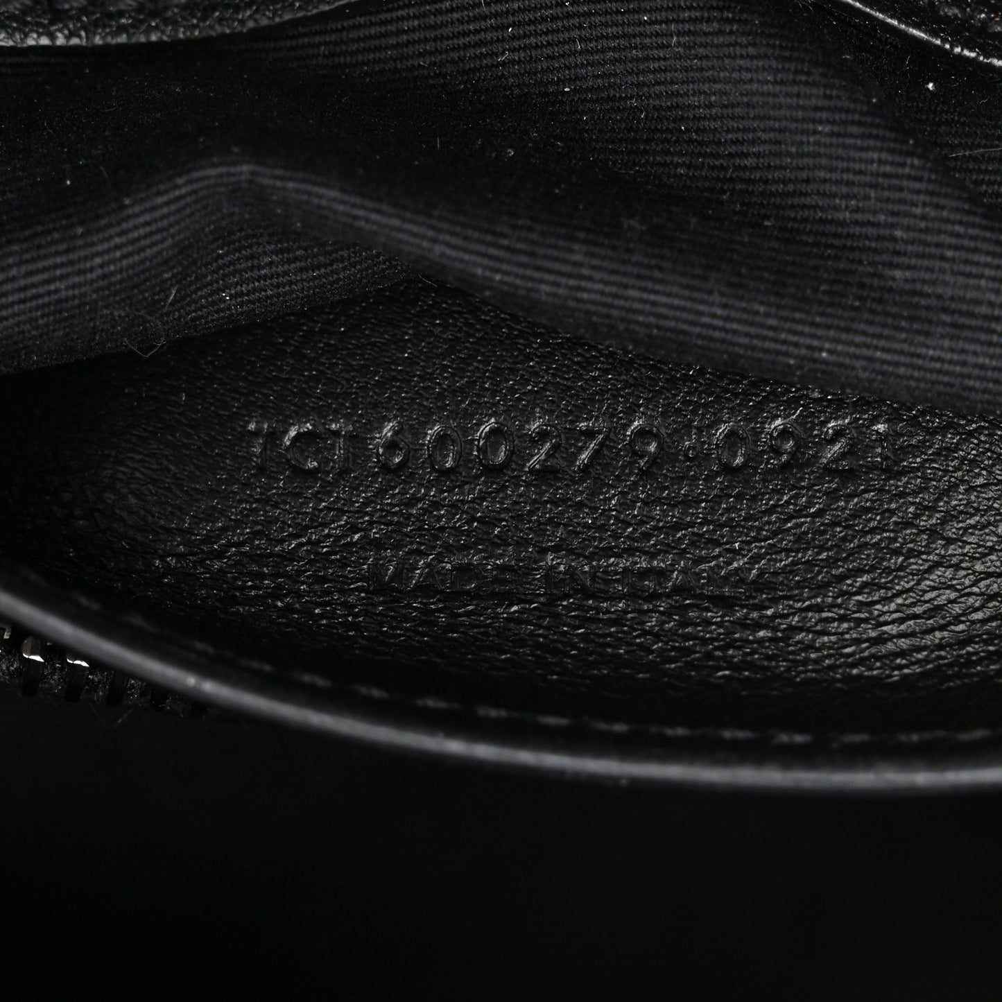 Sheepskin Matelasse Chevron Monogram Medium College Bag Black
