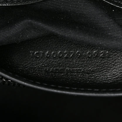 Saint Laurent Sheepskin Matelasse Chevron Monogram Medium College Bag Black 7 of 10
