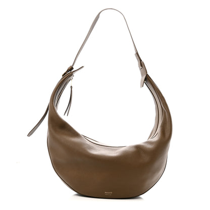 Khaite Pebbled Calfskin Augustina Hobo Hazelnut 1 of 14