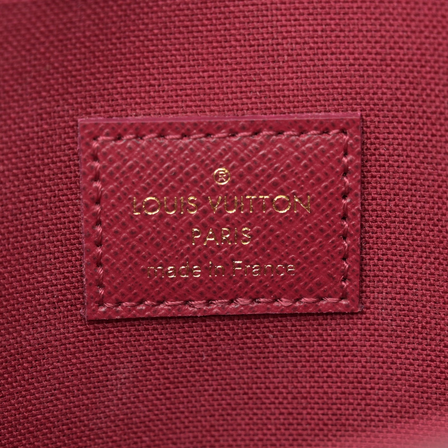 Monogram Pochette Felicie Chain Wallet Fuchsia