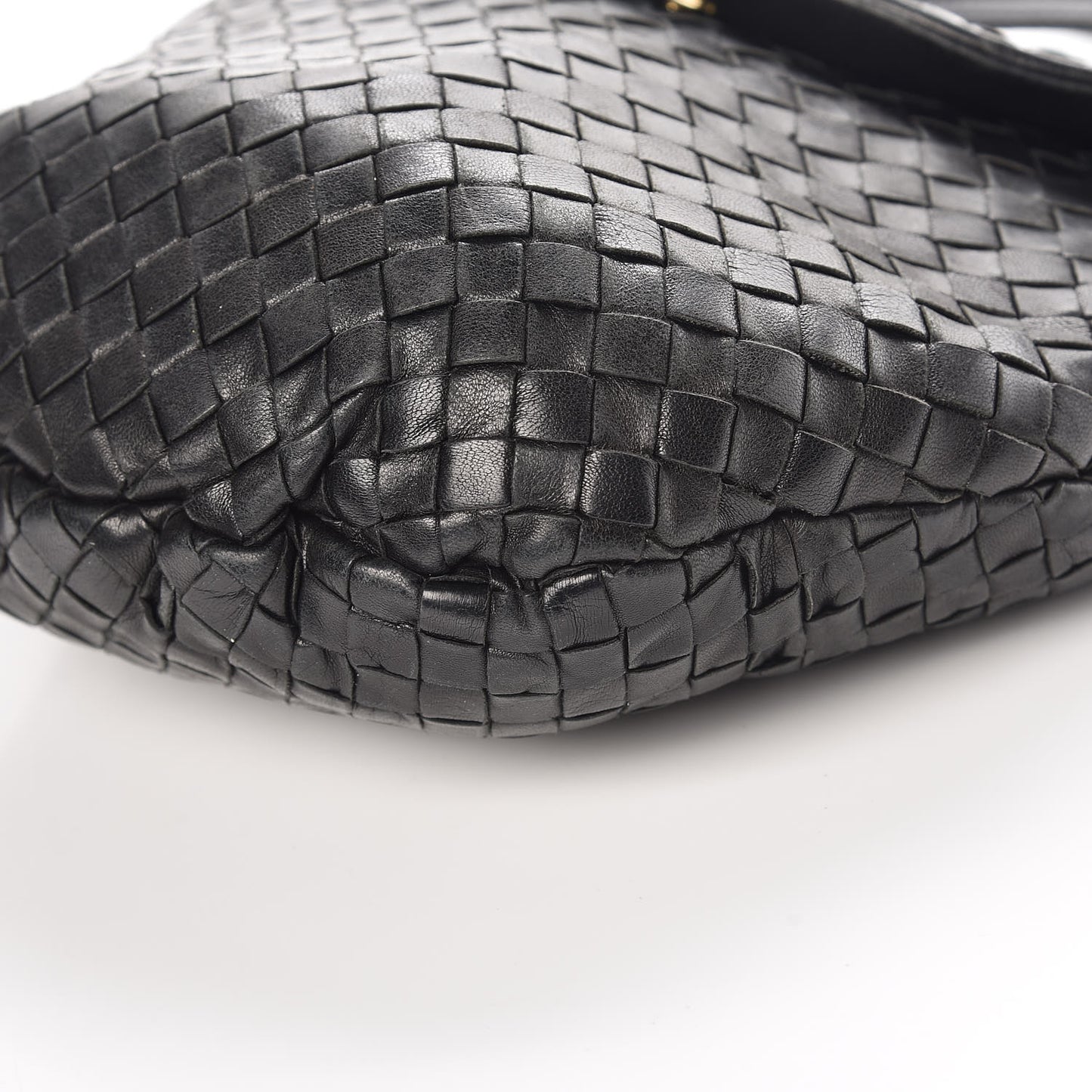 Nappa Intrecciato Crossbody Bag Black