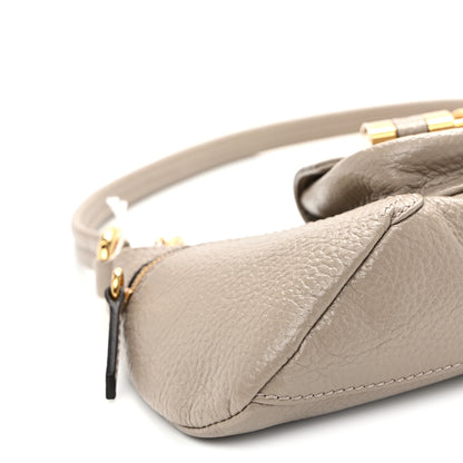 Chloe Grained Calfskin The 99 Shoulder Bag Motty Grey 8 of 9