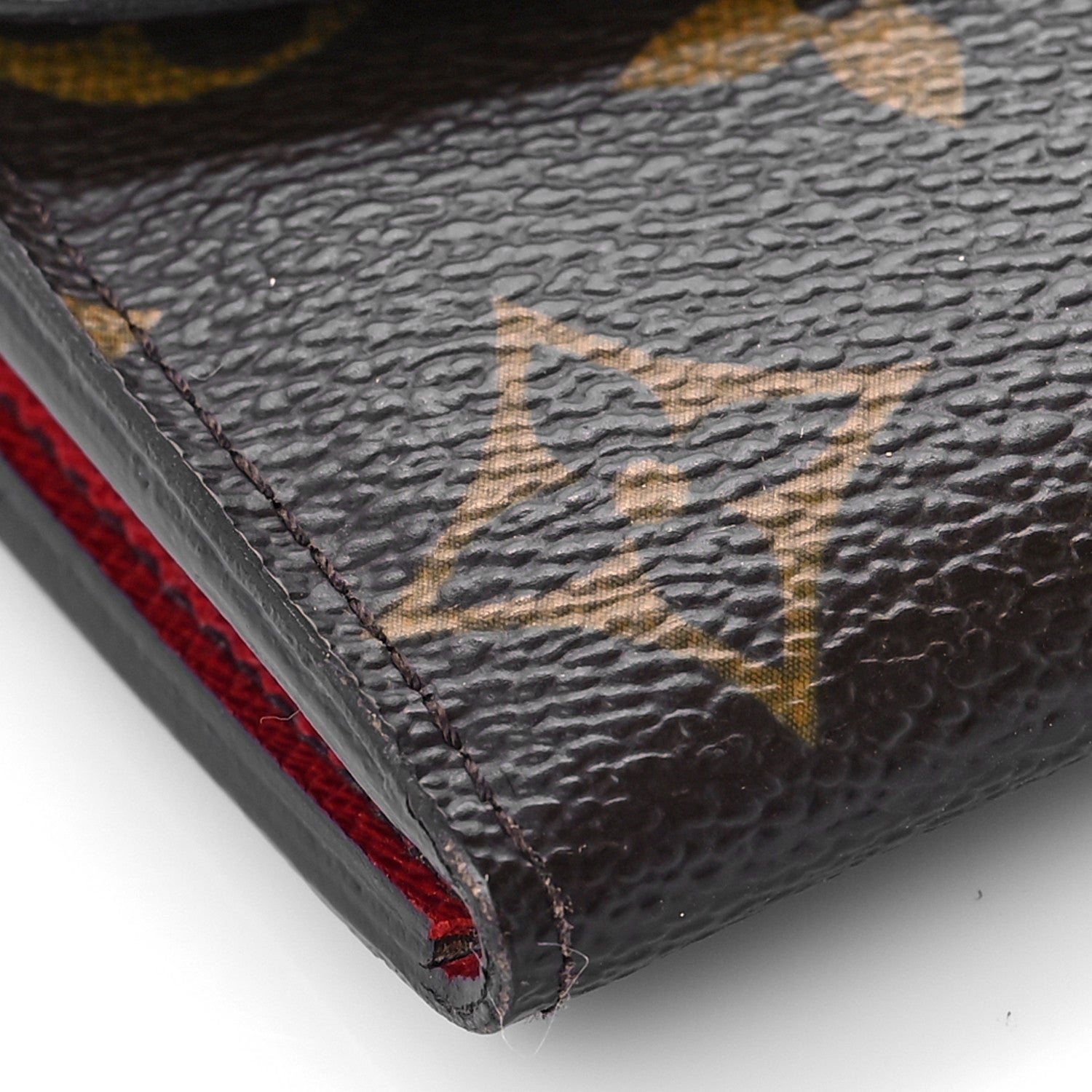 Louis Vuitton Monogram Emilie Wallet Rouge 7 of 10