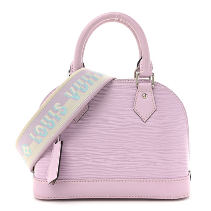 Louis Vuitton Epi Jacquard Alma BB Light Pink 1 of 9