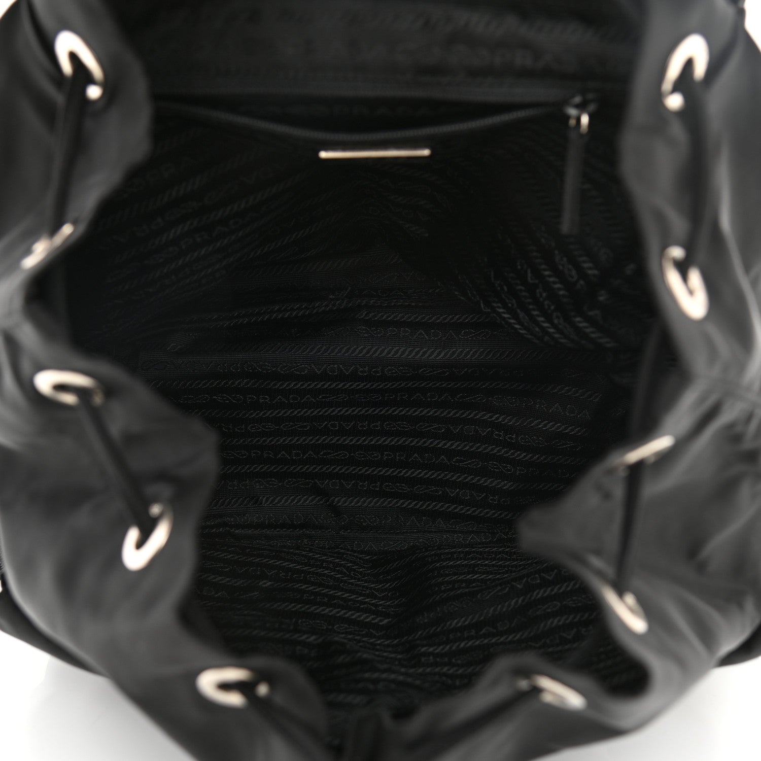 Prada Nylon Vela Backpack Black 5 of 11