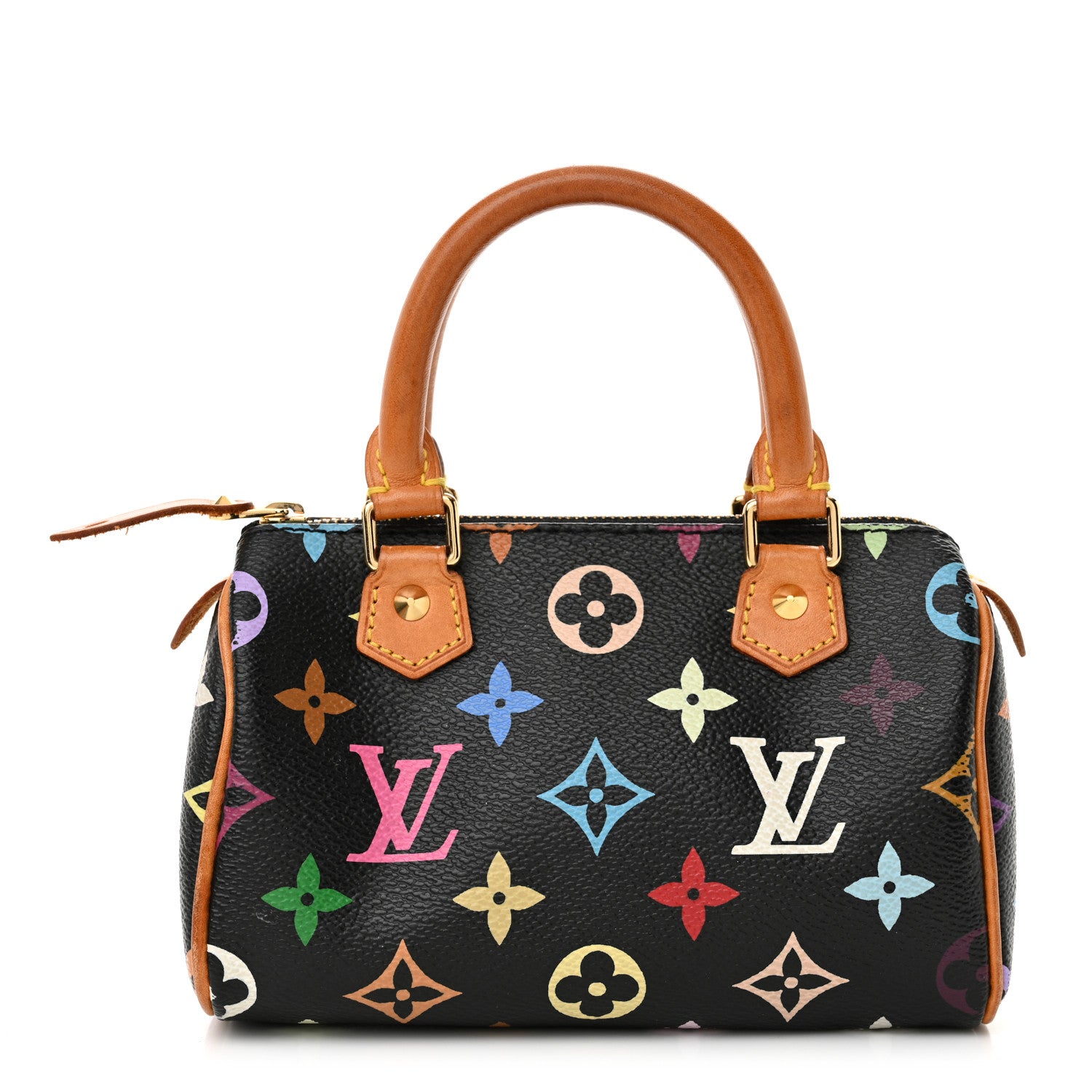 Louis Vuitton Monogram Multicolor Mini Sac HL Speedy Black 1 of 10