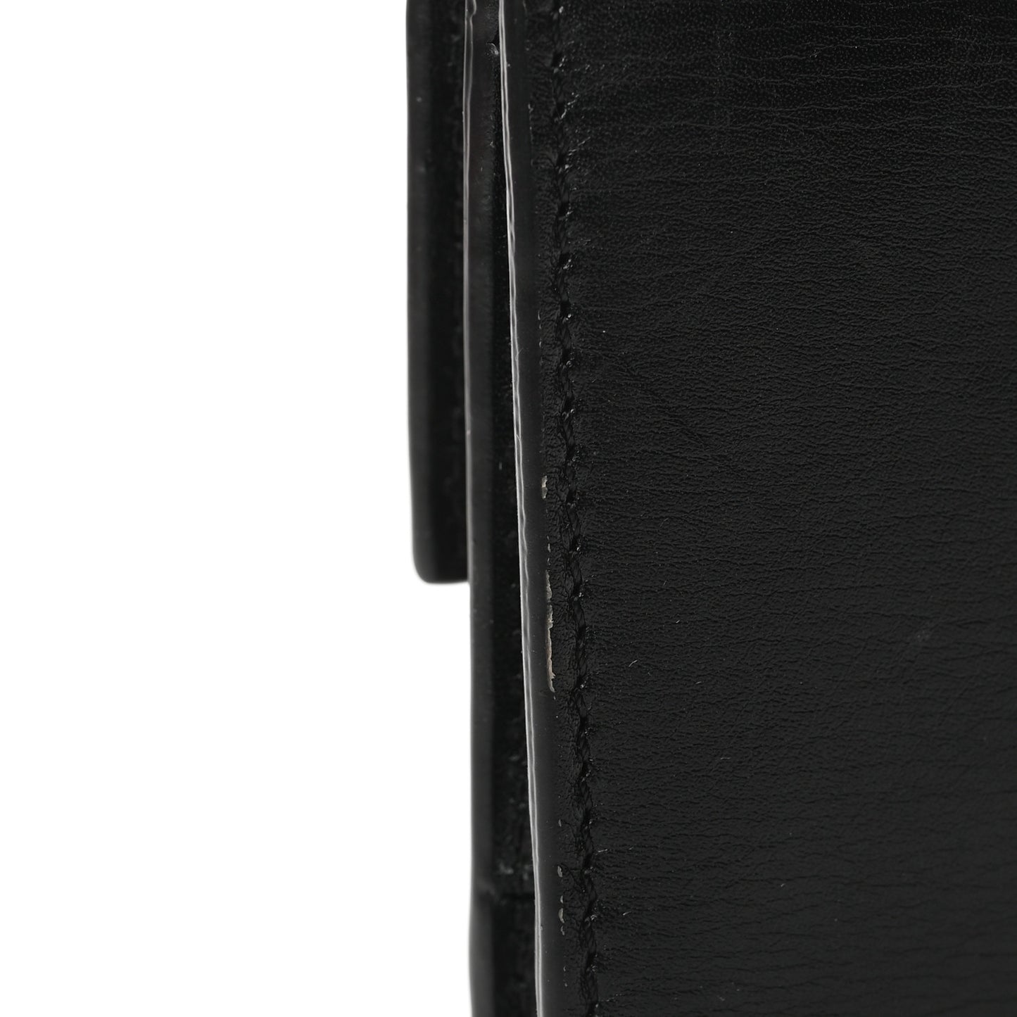 Calfskin VLogo Compact Wallet Black
