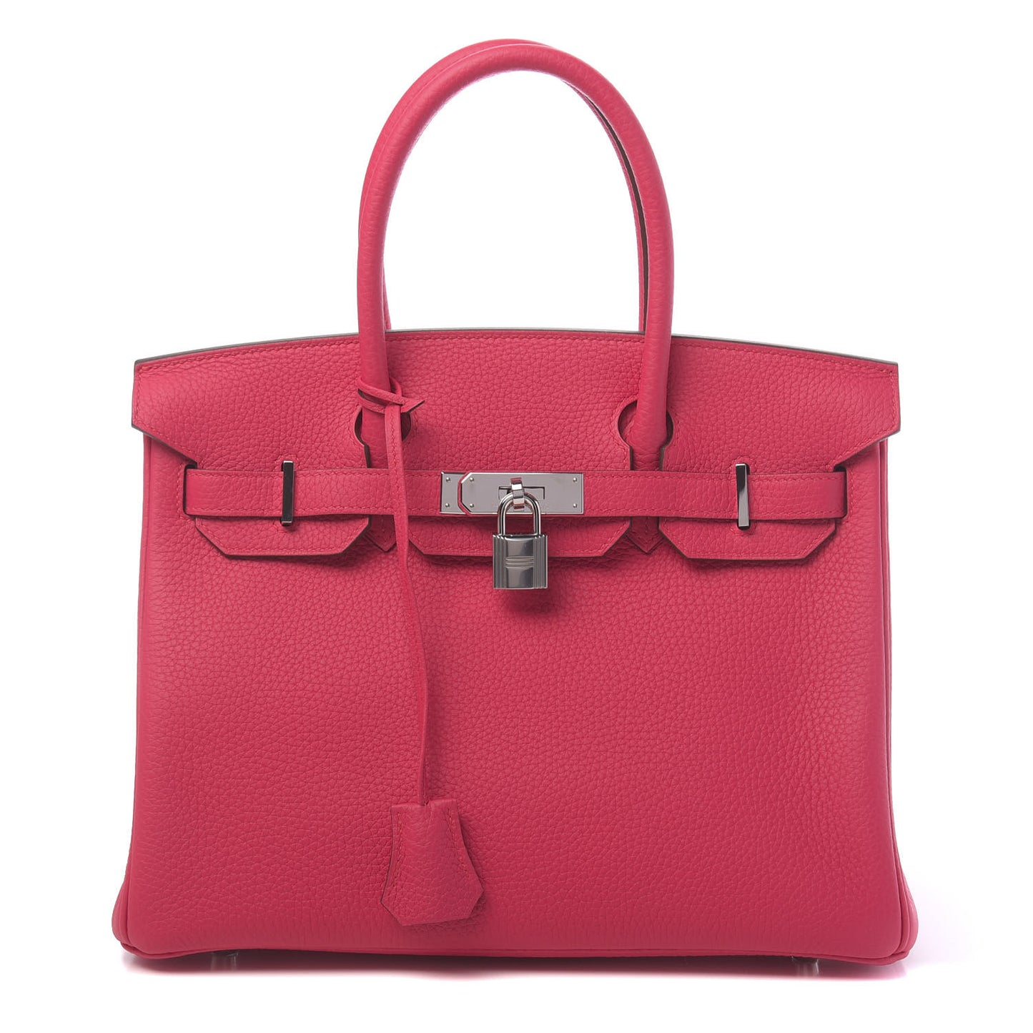 Taurillon Clemence Birkin 30 Rose Extreme
