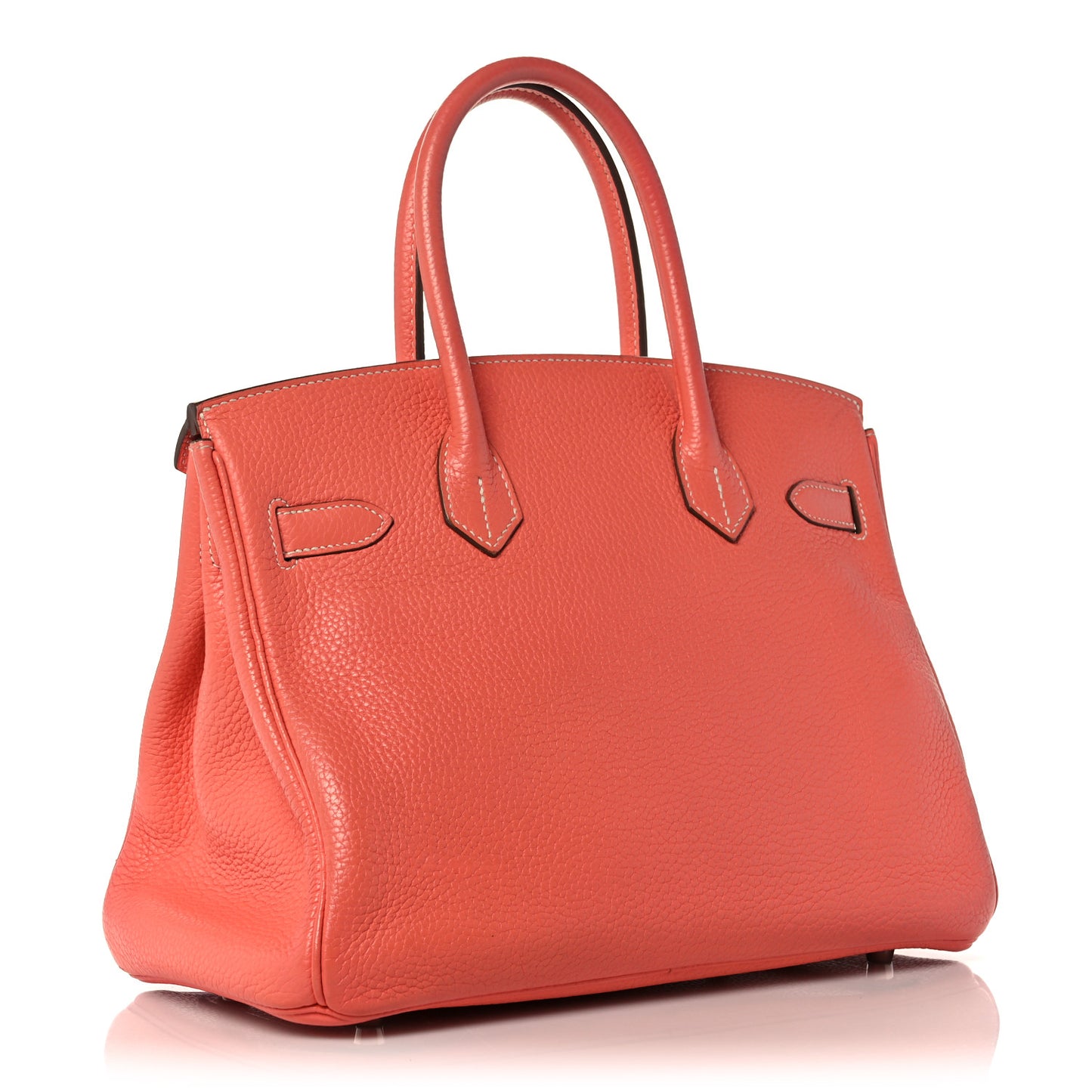 Taurillon Clemence Birkin 30 Crevette