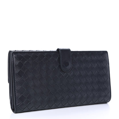 Bottega Veneta Nappa Intrecciato Continental Wallet Black 3 of 9