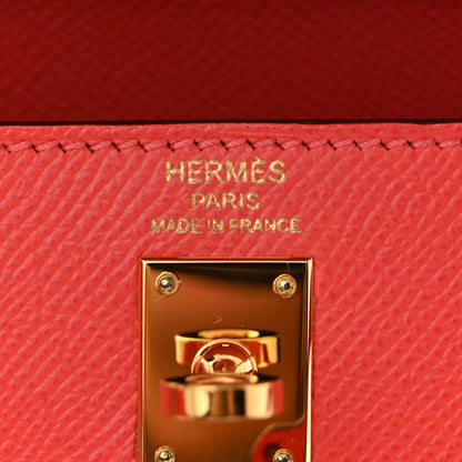 Hermes Epsom Kelly Sellier 25 Rose Jaipur 6 of 10