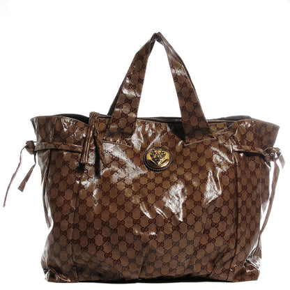 Gucci Crystal Monogram Large Hysteria Tote 1 of 9