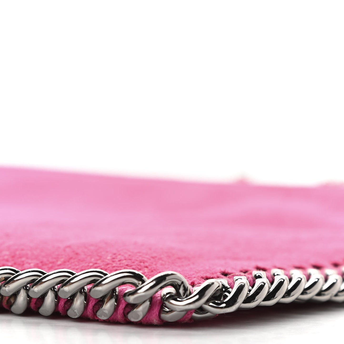 Shaggy Deer Falabella Clutch Hot Pink