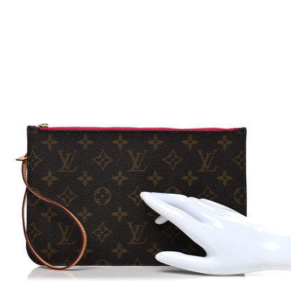 Louis Vuitton Monogram Neverfull MM GM Pochette Pivoine 2 of 7